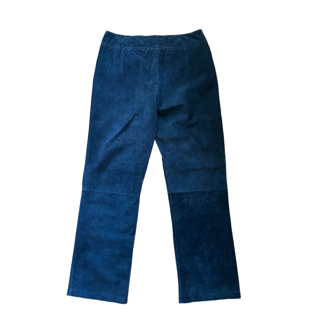 Pendleton Vintage Black Leather Suede Pants 10